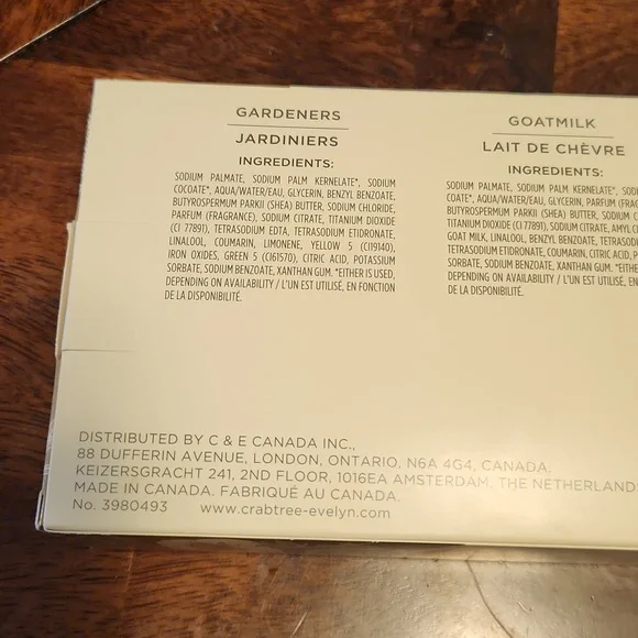 Crabtree Evelyn essentials soap set, 6.5 oz each. - Picture 2 of 2